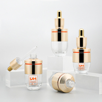 Botol Serum Kaca Kosong, Botol Penitis Kaca Kosmetik Perawatan Kulit Pelembab 30Ml 50Ml Perawatan Wajah