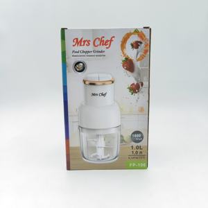 Appareil électrique en acier inoxydable robot culinaire 1L hachoirs à viande électriques <span class=keywords><strong>hachoir</strong></span> à légumes robot culinaire - Product Image 2