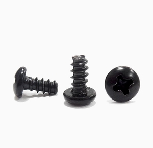 LeGood Custom 304 Acero inoxidable Phillips Pan Cabeza redonda Auto-Rosca Tornillo de rosca PB M5X10mm Electroforesis Negro - Product Image 5