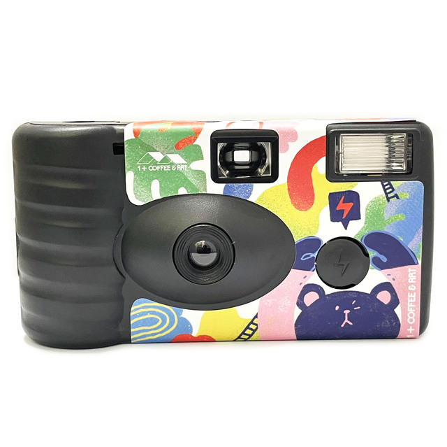 Party Favors 27 Photos Disposable Fixed Focus Customized Film Disposable Camera With Flash
