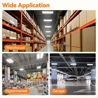 Luminaire linéaire industriel ETL avec garantie de 5 ans, 100W 150W 200W, haute luminosité 150Lm/W, luminaire linéaire suspendu pour entrepôt, éclairage LED pour hauts plafonds