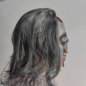 Nueva máscara <span class=keywords><strong>de</strong></span> zombi con <span class=keywords><strong>peluca</strong></span> Walking Death Cosplay <span class=keywords><strong>disfraz</strong></span> Props Horror Masque <span class=keywords><strong>disfraz</strong></span> máscara <span class=keywords><strong>de</strong></span> Halloween - Product Image 3