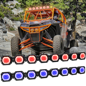 Ứng dụng điều khiển DRL 32 48 inch siêu sáng RGB <span class=keywords><strong>LED</strong></span> Bar Xe Offroad 4x4 <span class=keywords><strong>Led</strong></span> <span class=keywords><strong>Light</strong></span> Bar sương mù lái xe đèn pha cho X3 ATV UTV SUV - Product Image 6