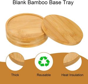 Posavasos Ecológicos de Bambú Natural con Grabado Láser, Logotipo Personalizado, Clásicos, de Alta Calidad, en Stock, Muestras Gratis, Regalo en Blanco - Product Image 3
