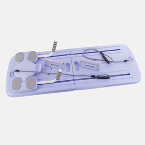 Tavola Pilates Portatile Unisex in PP di Alta Qualità con Barra per Push-up e Attacco Jumpboard, Attrezzatura Cardio per Uso Domestico, per <span class=keywords><strong>Addominali</strong></span> e Muscoli Piana Addominale - Product Image 1