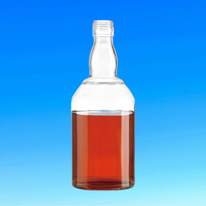 Botella Redonda Vacía para Brandy y Whisky de 500ml, 700ml, 750ml, 1000ml, Botella de Vidrio para Licor, Vodka, Ginebra, Ron, Tequila - Product Image 1