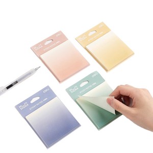 Blocs-notes adhésifs Deli NS357 80g, couleur dégradée, 60 feuilles, papier mémo auto-adhésif, bloc-notes de bureau - Product Image 5