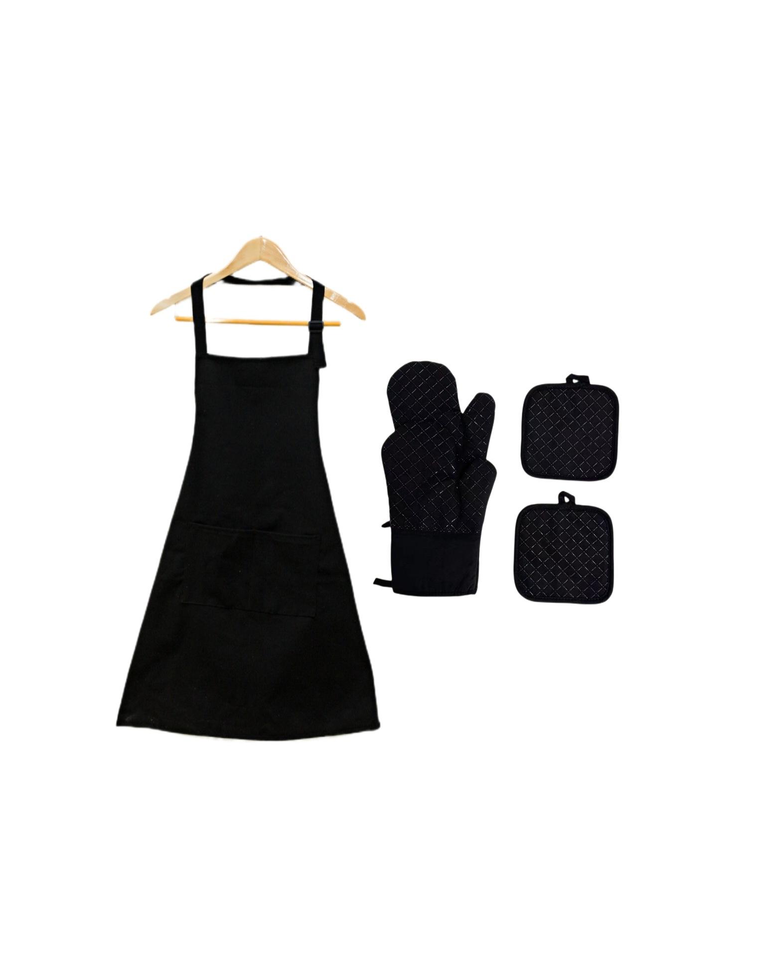 5-piece set apron 1 + gloves 2 + mat 2