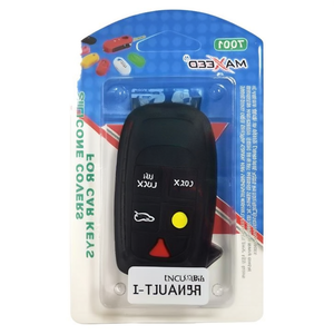 ฝาครอบกุญแจซิลิโคนสำหรับกุญแจรถออดี้สีดำปลอกป้องกันเหมาะสำหรับออดี้ 2 ปุ่มรีโมท - Product Image 1