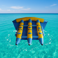Bateau banane gonflable robuste et populaire pour les activités aquatiques des adultes