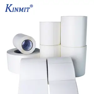 Custom 4*6 Shipping Label Thermal Dymo Luxury Colored Thermal Stickers Paper Label Rolls Printer Food Direct Bar Code Label