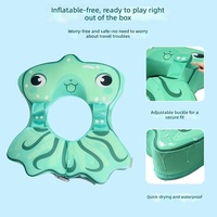 WaterDream Bouée de piscine pour bébé en tissu non gonflable, douce pour la peau, avec support sous les aisselles, pour nourrissons et tout-petits de 3 à 24 mois