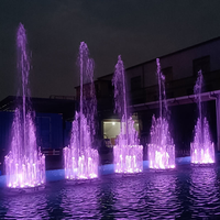 Fuente Musical Programable Ecológica de Acero Inoxidable 304 para Uso en Exteriores, Fuente Comercial Flotante de Gran Escala