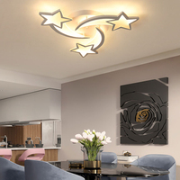 Lámpara decorativa contemporánea para habitación y sala de estar Oem Odm Control remoto iluminación de la casa Techo Luz de techo Led moderna