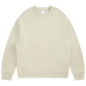 Plush Crewneck <b>Jogger</b> Hoodie Wholesale High Quality <b>White</b> Plain Dyed OEM Cotton - Product Image 1