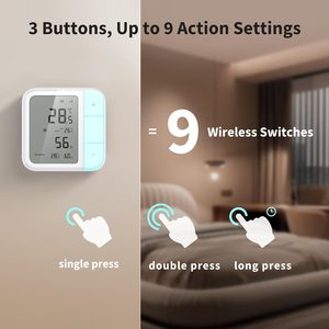 Sensor Climático Zigbee W100 con Medidor de Temperatura y Humedad, Monitor Multizona con Tecnología Matter Over Thread para Apple HomeKit - Product Image 4