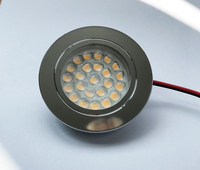 Lampe LED ronde pour plafond intérieur de caravane, camping-car, voiture, en aluminium, 12V 24V, tactile, ampoule, CE