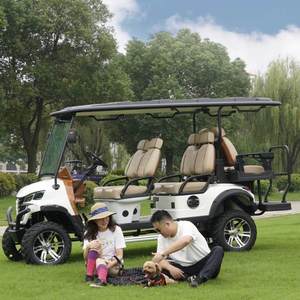 Carrito de Golf Eléctrico BETETEK Slim de 4 Plazas, Bajo Mantenimiento, para Desplazamientos Diarios, para Campos de Golf y Caminos No Públicos - Product Image 1