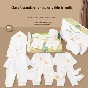 Conjunto de regalo de ropa de algodón puro <span class=keywords><strong>para</strong></span> recién <span class=keywords><strong>nacidos</strong></span>, colección de bebé de luna llena <span class=keywords><strong>para</strong></span> Clase de verano, caja de regalo de ropa de bebé <span class=keywords><strong>para</strong></span> reuniones - Product Image 3