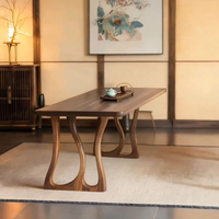 Bureau d'écriture de luxe haut de gamme en bois massif pour immeuble de bureaux - Design exécutif moderne