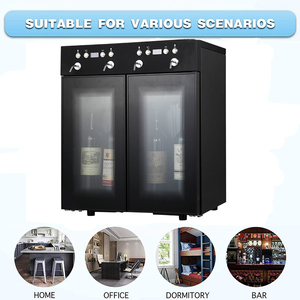 Dispensador de <span class=keywords><strong>Vino</strong></span> Comercial Refrigerado de Temperatura Constante Doble, Automático, para 4 Botellas - Product Image 2