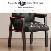 Chaise de Mahjong - Structure Métallique Design Minimaliste Moderne - Confort Ergonomique pour Salles de Mahjong, Jeux de Cartes, Salons de Thé et Bureaux