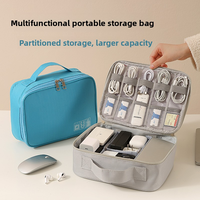 Sac de rangement pour câbles multifonctionnel en gros, imperméable, personnalisable, organiseur de voyage pour accessoires électroniques