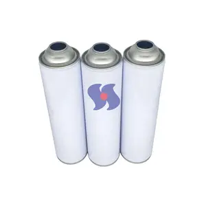 Diameter pabrik Guangzhou 65mm cetakan kosong Aerosol timah dapat penyembur cat salju