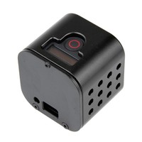 YF pour caméra sportive compatible Hero5/4 & Session, cage pour chien, étui de protection en alliage d'aluminium