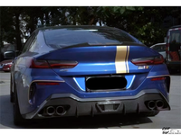 Kit de carrosserie diffuseur arrière en fibre de carbone pour BMW Série 8 G14/G15/G16, style AC amélioré, kit de lèvre de pare-chocs arrière léger, outils automobiles