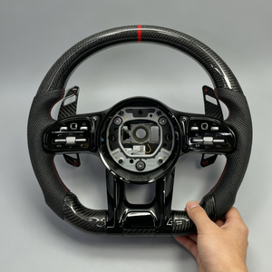 Volante in Fibra di Carbonio per Mercedes Benz Serie C (W202, W203, W204, W205, C204, C205, CL203, S204, <span class=keywords><strong>S205</strong></span>) - Product Image 1