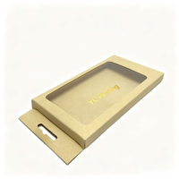 Boîte d'emballage pour téléphone portable en kraft brun à prix avantageux