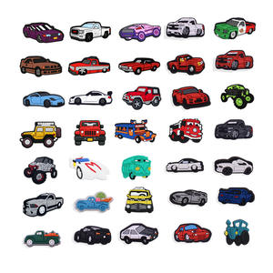 Cartoon Car Series PVC Shoe Charms Boucles décoratives pour garçon - Product Image 1