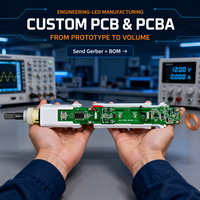 Carte de contrôle pour brosse à dents électrique PCBA, assemblage de circuits imprimés OEM ODM, marque MicoTech, 1 oz de cuivre, usine de Shenzhen, Gerber BOM SMT