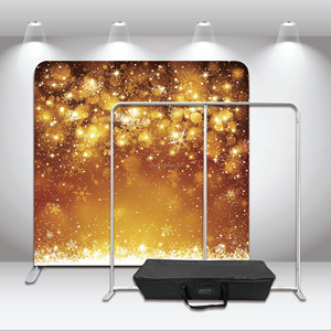 Tessuto lavabile con <span class=keywords><strong>Design</strong></span> gratuito 8*8 piedi, supporto in alluminio con sfondo Photobooth in stile federa, per feste di Natale e compleanno. - Product Image 1