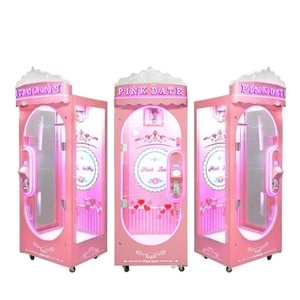 ตู้คีบตุ๊กตาสีชมพูแบบหยอดเหรียญสำหรับร้านค้าในห้างสรรพสินค้า - Product Image 2