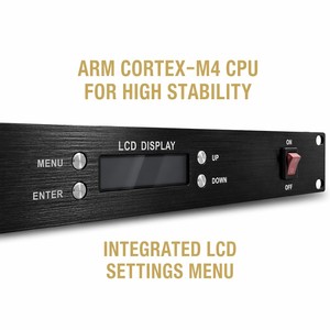 Nodo ART NET a DMX512 de 8 Puertos, 4096 Canales, Aislamiento Óptico 2000V, NEUTRIK XLR, Montaje en Rack 1U, 2 RJ45, Compatible con Cadena Daisy, MA MagicQ - Product Image 2