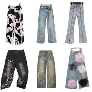 Vente en gros 2026 – Jean large pour <span class=keywords><strong>femme</strong></span>, pantalon décontracté taille haute, coupe ample, style streetwear - Product Image 1