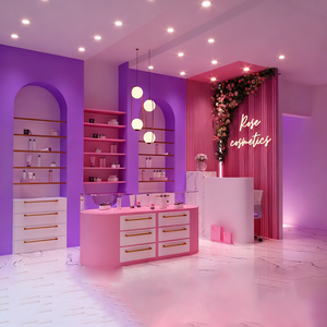 Dreamy Sweet-Cool Girl Style kosmetik Display Factory One-Stop Service untuk toko Makeup bermerek - Product Image 6