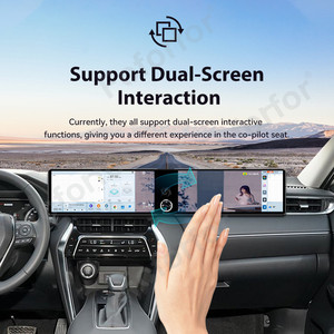 Foforfor Doppio Schermo Touch Interattivo da 12.3\" Android 13 GPS Auto Radio per Toyota Harrier <span class=keywords><strong>Venz</strong></span> 2022-2025 con Carplay Wireless - Product Image 4