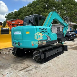Excavatrice d'<span class=keywords><strong>occasion</strong></span> Kobelco SK75-8, mini-excavatrice de haute qualité, 7 tonnes, pour travaux agricoles, de construction et industriels, excavatrice sur chenilles d'<span class=keywords><strong>occasion</strong></span> - Product Image 2