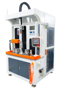 เครื่องตัดคอวงแหวน CNC สายการผลิตเทอร์โมสสำหรับอุปกรณ์การผลิตขวดขึ้นรูปสุญญากาศสำหรับผลิตภัณฑ์โลหะ - Product Image 4