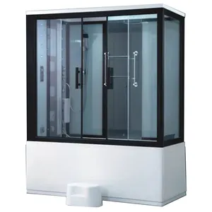 corner shower enclosure/steam bath shower cubicle price/aqua glass steam shower