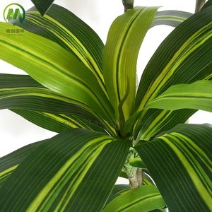Arbre artificiel en fer forgé brésilien pour aquarium, <span class=keywords><strong>plante</strong></span> verte décorative en plastique avec <span class=keywords><strong>pot</strong></span> en ciment en promotion - Product Image 3