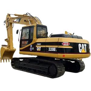 Pelle sur chenilles CAT 320BL de haute qualité petite pelle d'occasion poids de fonctionnement du godet de moteur Hyundai - Product Image 1