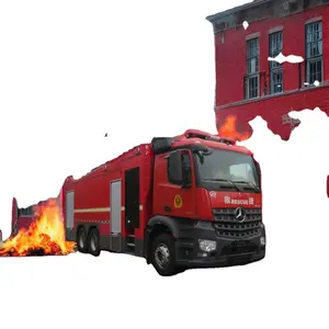 32-ton foam fire truck with Mercedes chassis