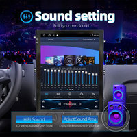 Pemutar Multimedia Mobil Android 9,7 Inci yang Setara dengan Radio Stereo Mobil Alpine, dengan Layar Sentuh GPS Carplay dan Lainnya
