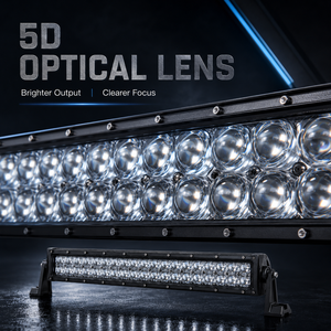 Barre lumineuse <span class=keywords><strong>LED</strong></span> incurvée à double rangée 22 pouces 120W 9-60V DC étanche, faisceau combiné spot et flood pour camion tout-terrain usage intensif - Product Image 1