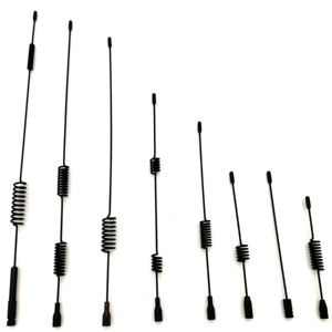 Antenne fouet hélicoïdale à ressort à montage magnétique à polarisation verticale 2.4GHz avec signal fort pour systèmes de communication - Product Image 2