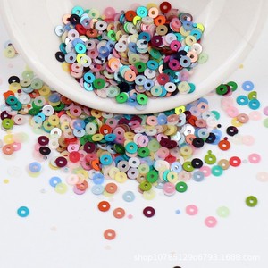 Cuentas Redondas de 2-4mm para Bordado Francés, Lentejuelas Mate de PVC, Accesorios Hechos a Mano para Prendas, Se Admiten Pedidos de Muestras en 7 Días - Product Image 5